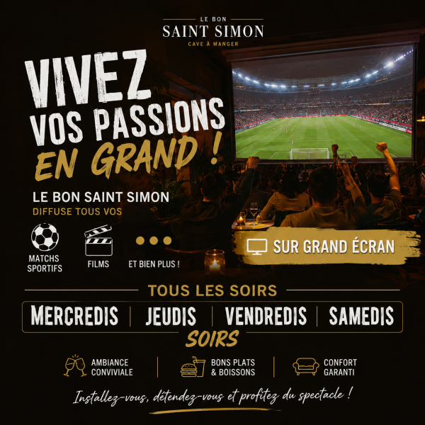Vos soirées sur grand écran !